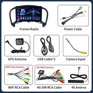 Lecteur vidéo Android 16 Carplay Auto pour <span class=keywords><strong>Nissan</strong></span> <span class=keywords><strong>Juke</strong></span> YF15 2010 - <span class=keywords><strong>2014</strong></span> Autoradio multimédia WIFi+4G DSP 2 DIN Écran tactile - Product Image 6