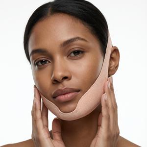 Masque facial hydrogel liftant haute qualité, pack de 3, pour le soin quotidien de la ligne du menton, tous types de peau, formule K-Beauty - Product Image 1