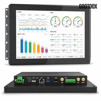Pantalla Táctil Android Todo en Uno de 7/10.1/15.6/21.5 Pulgadas con Montaje Empotrado, RK3562 RK3568, para Señalización en Paradas de Autobús y Monitoreo Ambiental