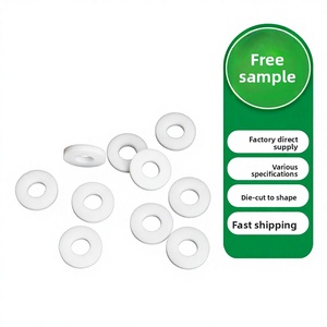 Joint d'étanchéité en plastique PTFE résistant à l'usure, feuille <span class=keywords><strong>isolante</strong></span> résistante aux hautes températures, noir/blanc pour le modèle GSPTF-01 - Product Image 1