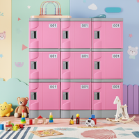 Casiers de vestiaire modernes, durables, multi-portes, étanches, avec serrure électronique, en plastique écologique, pour salle de sport, armoire à vêtements assemblée