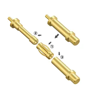 Shenzhen LIKE High End Custom Gold Plated Lead free brass Banana Plug Pin