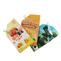 Pochettes souples verticales en plastique et aluminium avec bec verseur pour emballage alimentaire – 100ml, 150ml, 200ml, 250ml, 300ml, 400ml, 500ml