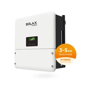 Гибридный солнечный инвертор Solax, 3 фазы, 3 кВт, 3,5 кВт, 5 кВт, Инверторное зарядное устройство для солнечной автономной системы