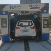 Machine de lavage de voitures automatique à roulement électrique |   Système de lavage de tunnels haute performance avec sécheuse à brosse supérieure haute puissance pour voitures, jeans et fourgonnettes