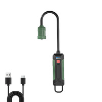 Nouveauté 360 °   Lampe de travail LED COB flexible rechargeable pour barbecue, éclairage d'urgence extérieur et réparation automobile