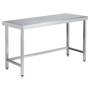 EURAST 2400x800x850mm 1D42080C Table de travail de cuisine centrale sans étagère Meuble démonté - Product Image 1