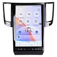 Navegación Android con pantalla vertical de 14.5 pulgadas y resolución 2.5K para Infiniti FX35 FX37 FX45 FX50 QX70 2007-2013, unidad principal con CarPlay y GPS.