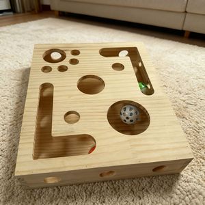 Fun Maze <strong>Cat</strong> Puzzle Toy <strong>Box</strong> Square Design <strong>Scratching</strong> Features Self-Entertainment <strong>Cat</strong> Game Home Office Use - Product Image 2