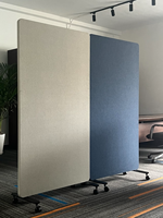 Cloison de séparation de bureau acoustique moderne sur pied Cloison de séparation facile à déplacer pour hôtel appartement salon entrepôt