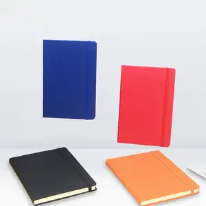 Kustom buku catatan harian dan pena hadiah Set Embossing Logo Anda sendiri Notebook dengan pena Usb dan kotak kertas Set Vintage kulit Notebook