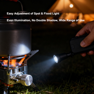 Lámpara de Clip Ajustable con Luz Concentrada/Difusa, Recargable por USB/Tipo-C, ABS, 3 Temperaturas de Color, LED Regulable, Mini Linterna, Luz Nocturna para Lectura - Product Image 4