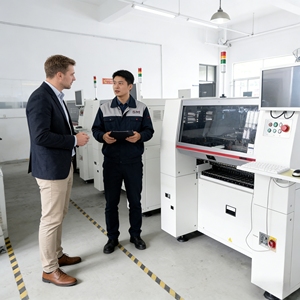 SM485ที่ใช้บวกกับการเลือกและวางเครื่อง SMT ความเร็วสูงชิป mounter PCB สายการประกอบ SMT - Product Image 5