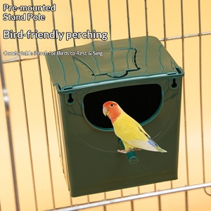 Nichoir d'élevage intérieur moderne et simple en plastique écologique pour <span class=keywords><strong>oiseaux</strong></span> avec fermeture sécurisée par bouton - Product Image 1