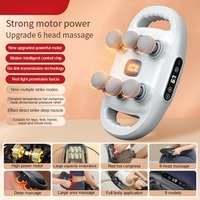 Pistolet masseur électrique 6 têtes sur mesure masseur par vibrations pour tissus profonds pistolet Fascia complet du corps