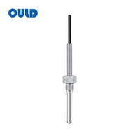OEM Sensor suhu RTD PT-100 resistensi Platinum kelas baja tahan karat