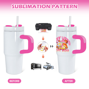 Vente en gros 14oz <span class=keywords><strong>Sublimation</strong></span> enfants isolé en acier inoxydable <span class=keywords><strong>thermique</strong></span> vide tasses enfants enfants bouteille d'eau avec paille et poignée - Product Image 6