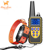 Tier bedarf Warnton Vibration und Elektro schock Summer licht Hunde trainer Fern gesteuerte Hunde trainings ausrüstung