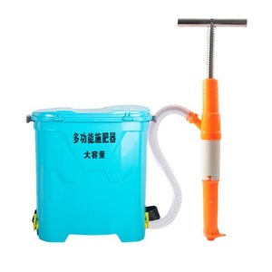 Aplicador de fertilizante multifuncional con bomba manual de gran capacidad para alimentación del suelo del jardín - Product Image 1