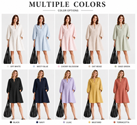 Robe d'été en jean délavé, dos nu, col halter, douce et confortable, tendance et best-seller, idéale pour les vacances