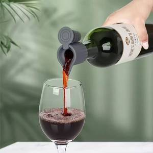 Tapón de Silicona Reutilizable de Grado Alimenticio, Sellador Cónico a Prueba de Polvo para Botellas de Bebidas y Vino, Tapón Cónico - Product Image 6