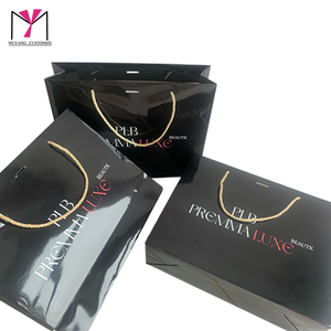 ชุดกล่องของขวัญเปิดตัวผลิตภัณฑ์ใหม่ประกอบด้วยกระเป๋าผ้าซาตินกระดาษทิชชู่และการ์ดขอบคุณ - Product Image 4