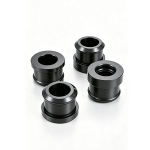 Support de fixation en aluminium usiné CNC sur mesure, bloc à bride anodisé noir, pièces métalliques pour équipement d'automatisation - Product Image 4