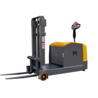 Chariot élévateur à palettes entièrement électrique Worui, batterie au plomb-acide, pneus en polyuréthane, 48V, longueur de fourche 1100 mm, déplaceur latéral hydraulique
