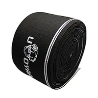 Ceinture en sangle élastique jacquard en nylon à chevrons avec logo personnalisé pour sous-vêtements extensibles et applications vestimentaires auxiliaires