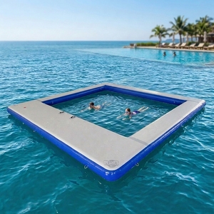 <span class=keywords><strong>Piscina</strong></span> Gonfiabile Galleggiante Portatile per Mare con Rete Protettiva Anti-Meduse per Yacht - Product Image 1