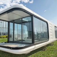 Unité de conteneur de capsule spatiale multifonctionnelle Bureau mobile/Pop-Up Store/Co-Living Space