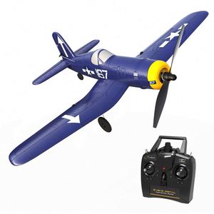 Rc <b>Airplane</b> F4u 2.4Ghz 4Ch <b>Remote</b> Plane Ready to Fly With Gyro Radio <b>Control</b> Toys for Beginner - Product Image 1