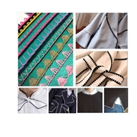 Machine à coudre surjeteuse à point coquille pour motifs décoratifs de vêtements BT-38/27/17/18