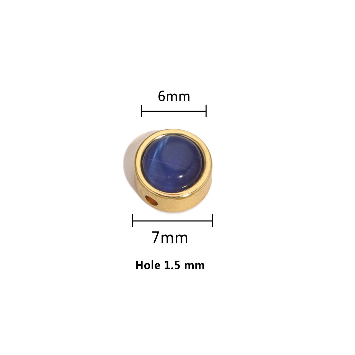 E Golden-6mm [environ 1,5 g par unité]]