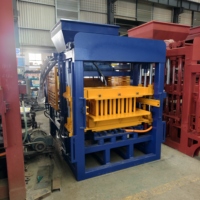 Máquina Automática Hidráulica para Fabricación de Bloques de Hormigón QT4-15B para Producción de Bloques Huecos