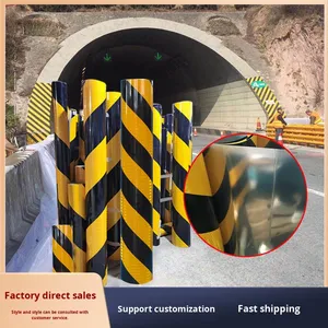 Film réfléchissant bicolore sergé jaune et noir Guangan Qingdao pour marquage <span class=keywords><strong>de</strong></span> façades et garde-corps <span class=keywords><strong>de</strong></span> tunnels - Product Image 3