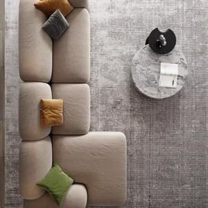 Sofa hiện đại với vải nhung mờ cho các khách sạn nhỏ đến lớn căn hộ vật liệu gỗ yên tĩnh miễn phí Bộ giường xốp - Product Image 3