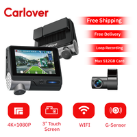 Dashcam 4K double enregistrement avant/arrière WiFi GPS surveillance parking 24h capteur G enregistreur vidéo OEM ODM vente en gros usine