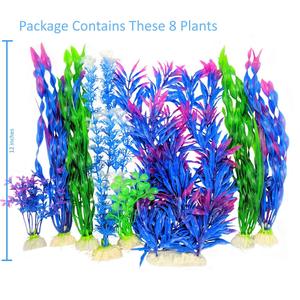 Plantes artificielles pour aquarium, roche de grotte, accessoires d'aquarium, plante en plastique artificielle de bonne qualité, grande plante pour aquarium - Product Image 5