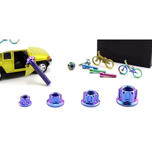 M8 M10 M12 M14 M16 GR5 ti6al4v hợp kim titan đánh bóng trục sau trục chính CNC Nut hạt titan - Product Image 6