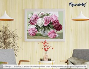 Figure d'Art Fleur <span class=keywords><strong>Peinture</strong></span> par Numéro pour Adultes-Kit <span class=keywords><strong>de</strong></span> <span class=keywords><strong>Peinture</strong></span> Acrylique Moderne DIY Full-40x50cm Sans Cadre - Product Image 4
