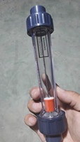 Débitmètre à tube plastique LZS-50 4m³/h 6m³/h 10m³/h, connexion par raccord et filetage, plusieurs gammes, équipement d'osmose inverse, garantie 1 an