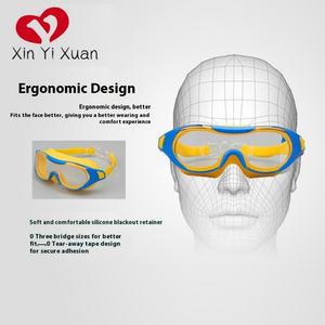 Gafas de Natación Profesionales HD Impermeables de Alta Calidad para Niños, Visión Amplia, Protección UV, Marco Grande, Antivaho, Cómodas - Product Image 4