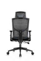 Chaise de bureau ergonomique en aluminium pour ordinateur de bureau à dossier haut moderne et confortable pour la maison