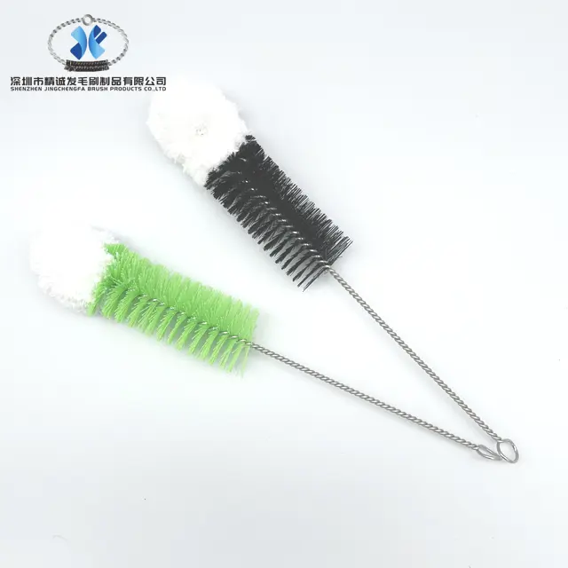 High performance bottle cleaning brush promotion long handle anti-bacterial washing glassware narrow bottle brush