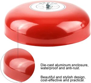 Chuông Điện 6 Inch 24V Cho Hệ Thống Âm Thanh Trường Học Chuông Báo Cháy 150Mm - Product Image 5