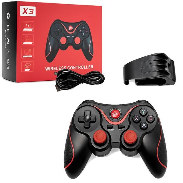 Wholesale X3 Wireless Mobile Phone & PC/Gamepad P4 Game Controller with Holder for Smart TV Wholesale Joysticks Game Controllers