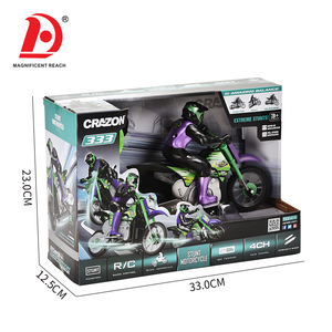 HUADA 1:18 Modelo de Motor Niños Función de truco Cool RC Motocicleta Juguetes Niños Niño 2,4G Control remoto Camión Juguete <span class=keywords><strong>R</strong></span>/C Motor Coche de juguete - Product Image 6