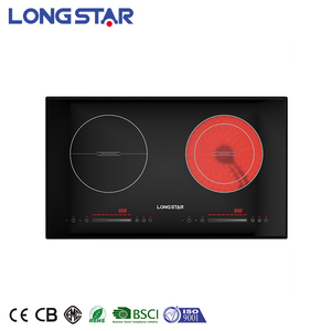 Precio al por Mayor, Placa de Inducción Eléctrica Doble de Metal, 4000W, <span class=keywords><strong>2</strong></span> Hornillas, para Hotpot, Instalación en Encimera, Hogar y Hotel - Product Image 3