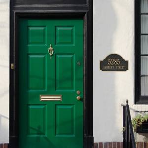 Custom Huisnummer Metalen Naam Bronzen Plaquette Deur Plaquette Drijvende Messing Plaat Plotnummers - Product Image 3